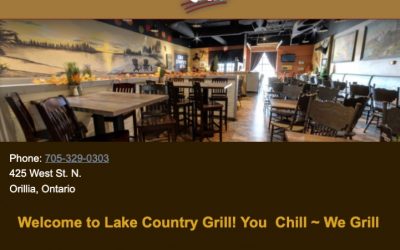 Lake Country Grill – Restaurant, Orillia, Ontario