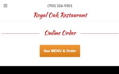 Royal Oak Restaurant, Orillia, Ontario